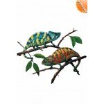 хамелеони- щампа с променящи се цветове соларна тениска